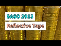 Aluminized Metalized Saso 2913 2inches 25m 50m Retro Reflective Conspicuity Tape Untuk Arab Saudi
