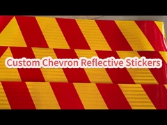 Stiker reflektif Chevron