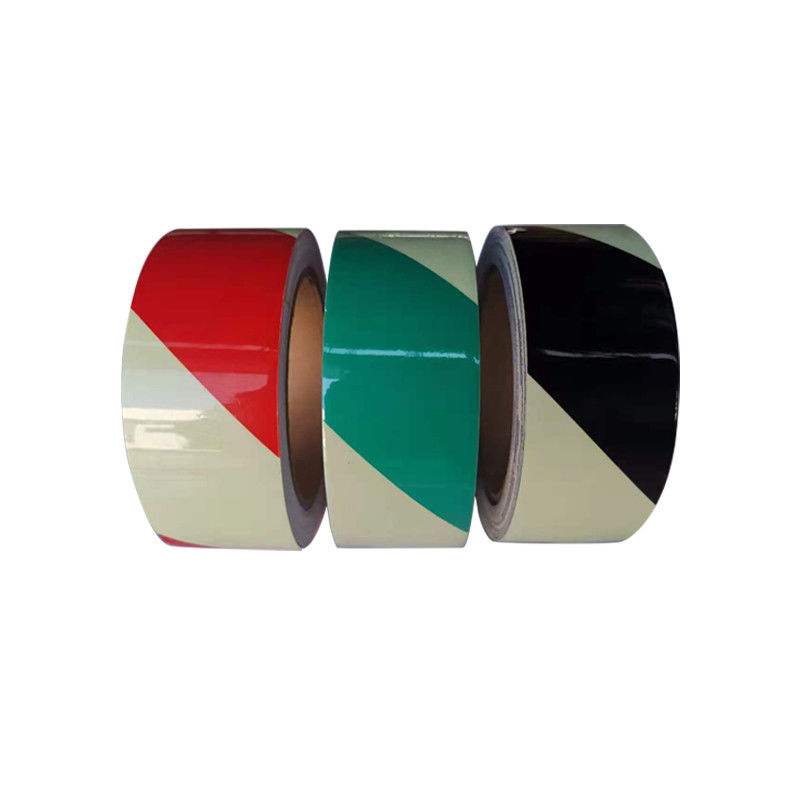 Bahan PVC yang dapat dicetak 6-8H Tape Glow In The Dark Untuk Tanda Keluar