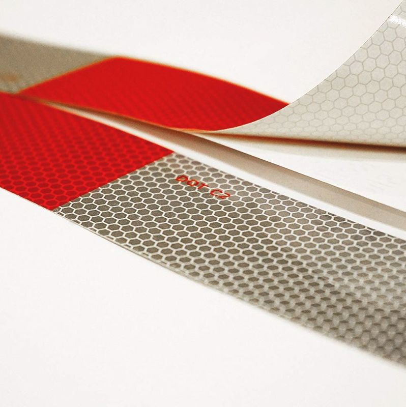 OEM Conspicuity DOT Reflective Tape Reflector Sticker Jenis PET