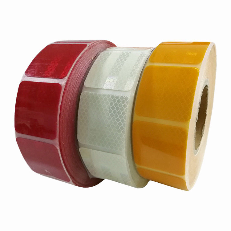 Waterproof Reflective Safety Tape 2 Inch Wide 150Ft Length-Merah, Putih & Kuning untuk Truk