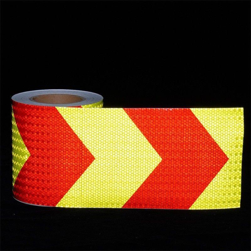 Printable PVC Honeycomb Reflective Film Back Adhesive Crystal Color Grid Reflective Mate Untuk Keamanan Lalu Lintas