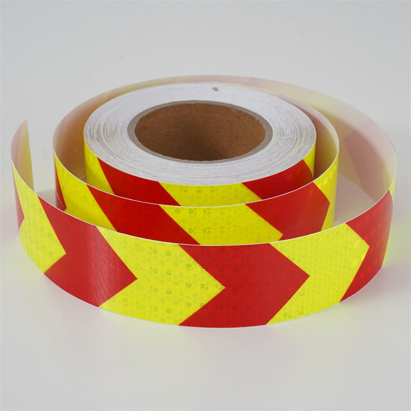 Tulang Putih Lem Kristal Warna PVC Lattice Reflektif Film Sepeda Outline Tanda Peringatan Sticker Reflective Tape