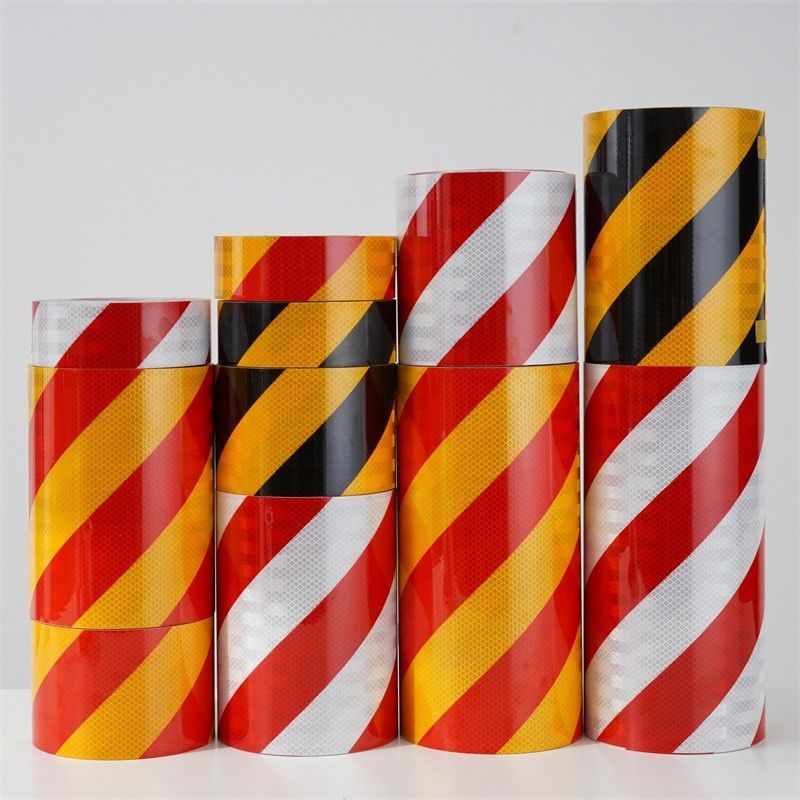 Akrilik Material Intensitas Tinggi Berkualitas Reflektif Slant Strip Film 9300s Untuk stiker kendaraan
