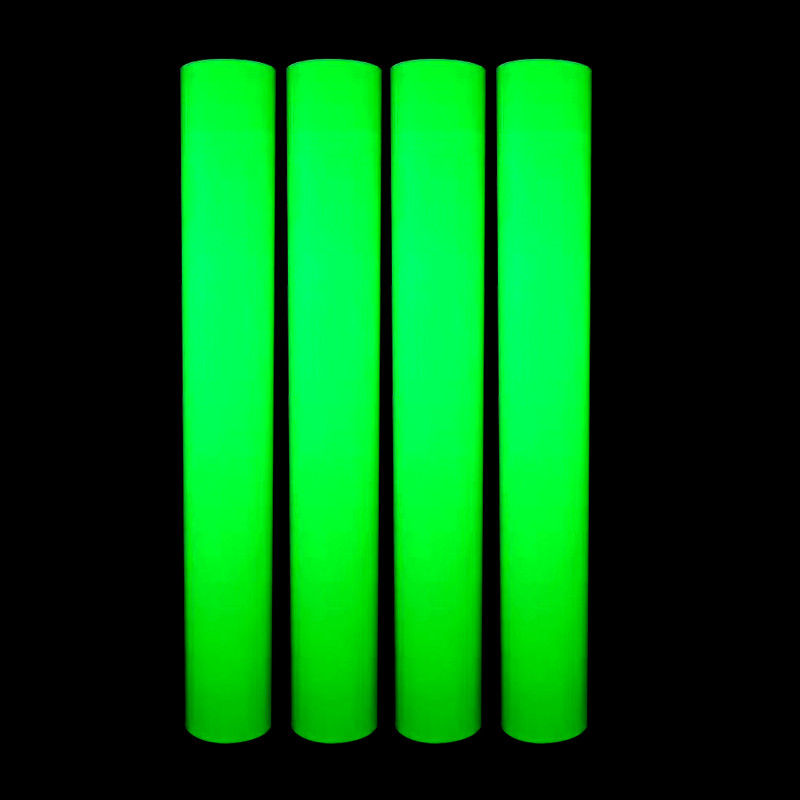 12 Jam Green Waterproof Self Adhesive Photoluminescent Luminous Vinyl Film untuk Tanda Keluar