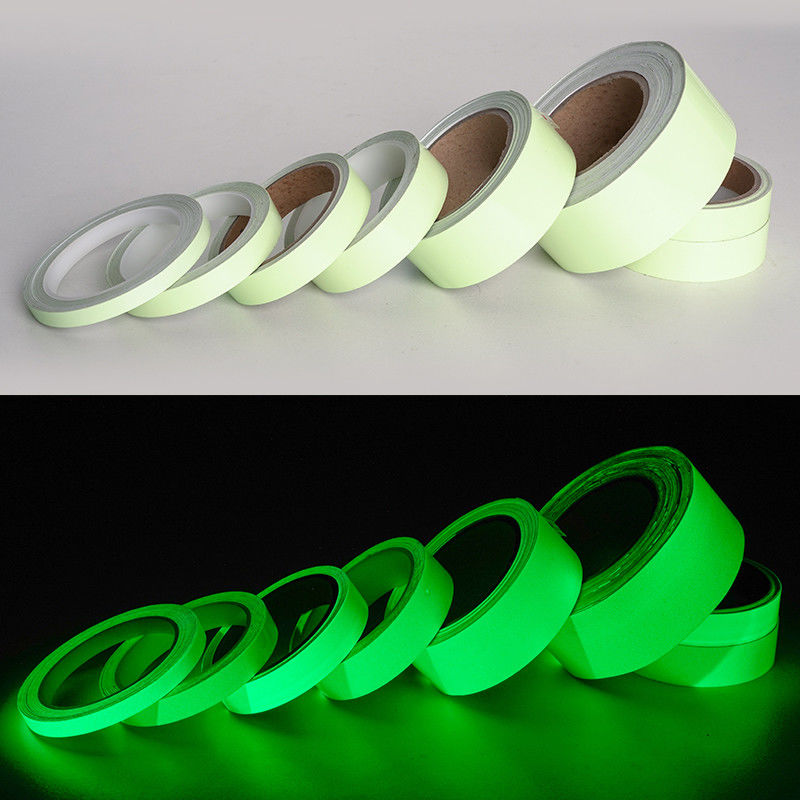Self Adhesive Glow In The Dark Tape Film Luminous Sticker Untuk Tanda Keamanan