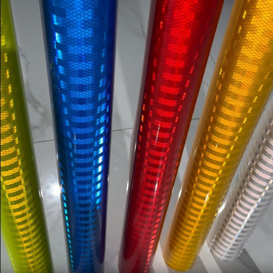 10 Tahun Umur Film Pelindung Permukaan Ketahanan Hi Vis HIP Vinyl Reflektif