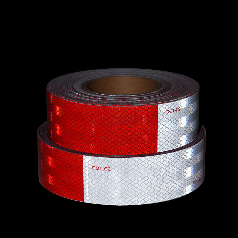 High Intensity 2 Inch Truck DOT C2 Reflective Trailer Tape Automotive Motorcycle Cargo Tractor Trailer Peringatan