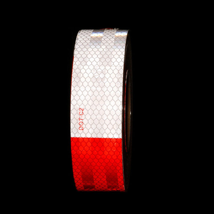 Trailer Reflective Tape Outdoor DOT C2 Reflector Tape 2 Inch X 150 Feet Waterproof putih dan merah