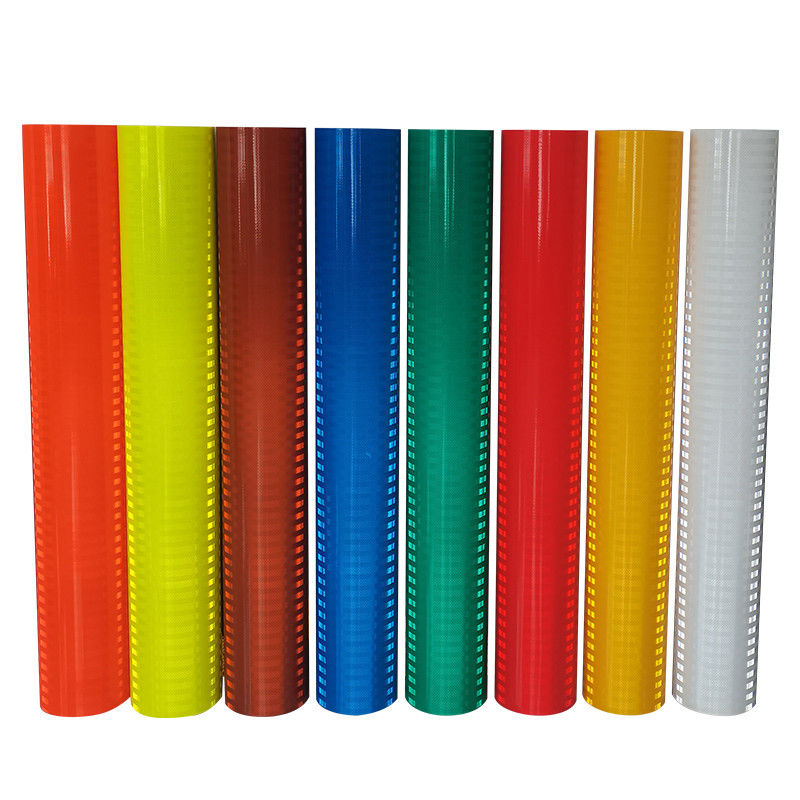 EGP/Diamond Grade High Visibility Micro-Prismatic Reflective Film/Sheet untuk Tanda Peringatan Keamanan Lalu Lintas yang Disesuaikan