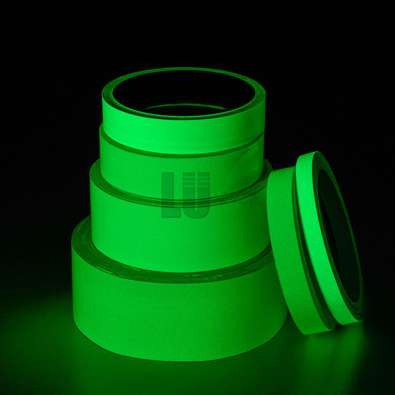 Self Adhesive PET PVC Acrylic Glow in The Dark Vinyl Roll Photoluminescent Vinyl 2-12 Jam