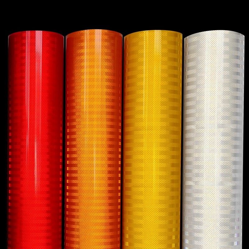 HP Roland Printing Micro Prismatic HIP EGP Engineer Grade Acrylic Yellow Traffic Sign Lembar Reflektif Untuk Tanda Lalu Lintas