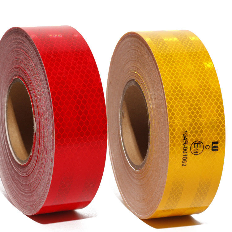 High Visibility Micro Prismatic Reflective Conspicuity Tape ECE 104r Untuk Keamanan Kendaraan Truk Mobil