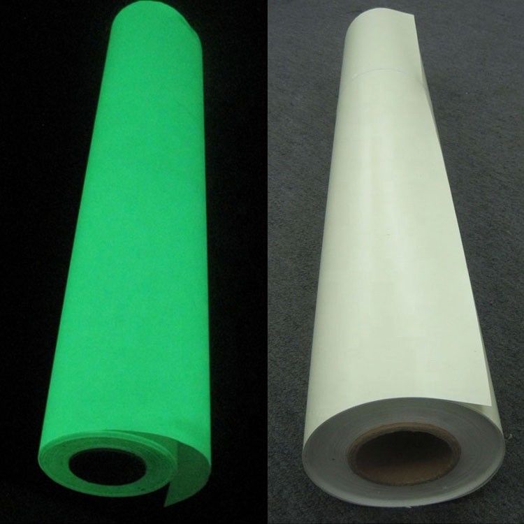 2-12h Waterproof Self Adhesive Photoluminescent Sheet 1.22*45.72m Untuk Tanda Keamanan
