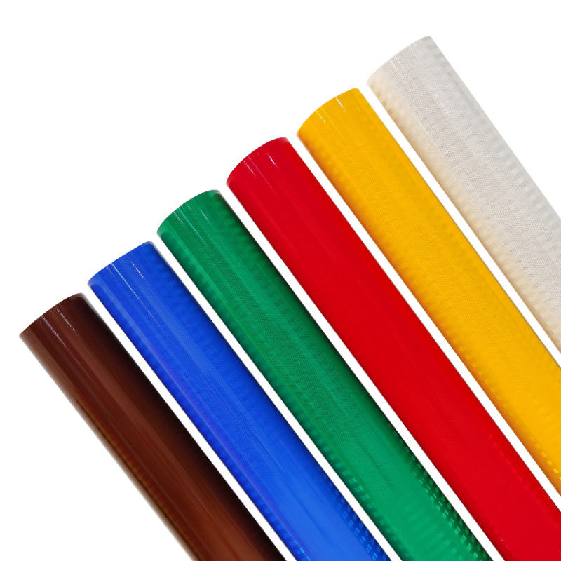 1.22X45.7m High Visibility HIP Diamond Grade 3mquality Micro Prismatic Type Reflective SheetEco Solvent Printing Arcylic untuk Tanda Lalu Lintas