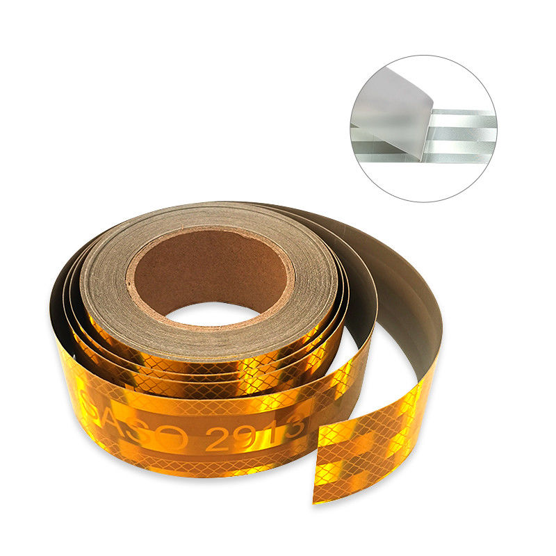 Aluminized Metalized Saso 2913 2inches 25m 50m Retro Reflective Conspicuity Tape Untuk Arab Saudi
