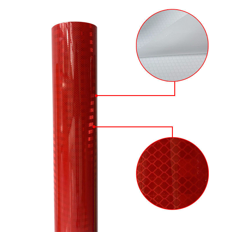 Printable PMMA High Intensity Micro Prismatic EGP Retro Reflective Sheet Film Vinyl Rolls Untuk Tanda Jalan