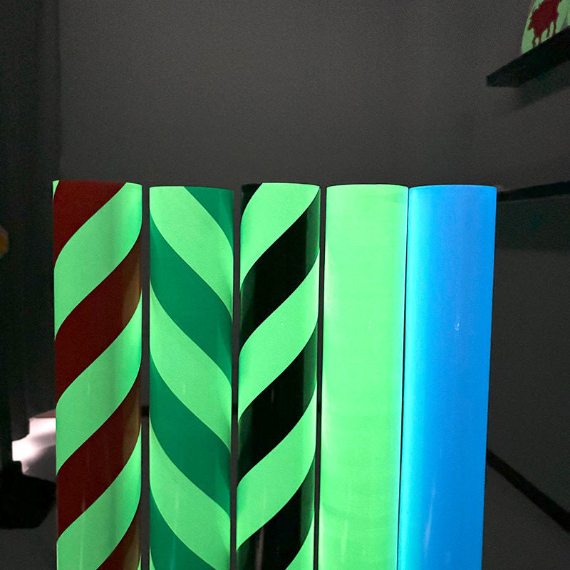 Printable Self Adhesive Glow in the Dark Vinyl 1.22*45.72m Untuk Tanda Keluar Keamanan