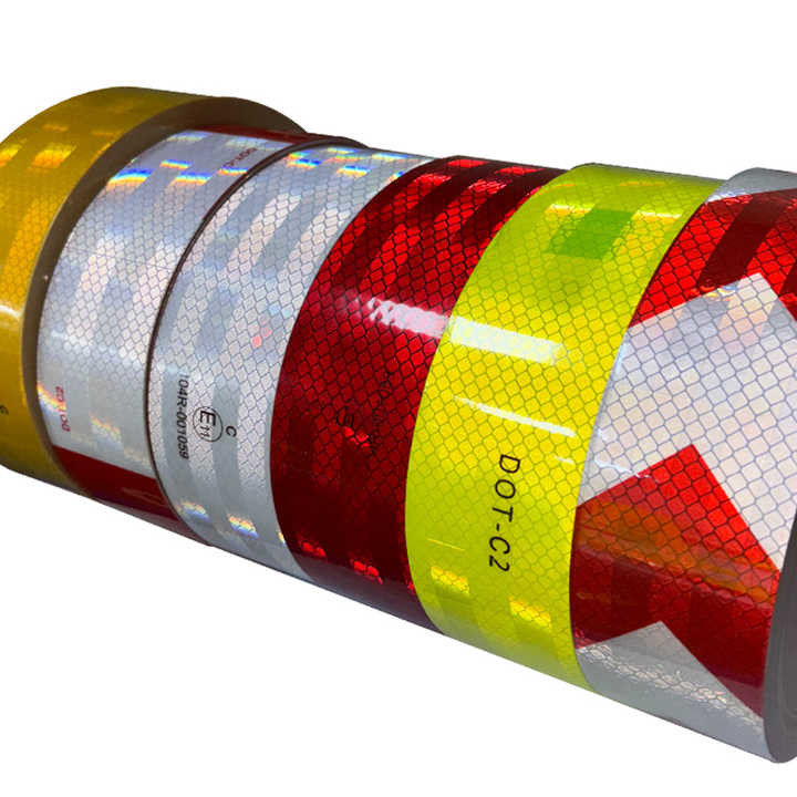 Prismatic Conspicuity 2 inch x 50 Yard DOT-C2 Reflective Tape Sticker Untuk Kendaraan Truk
