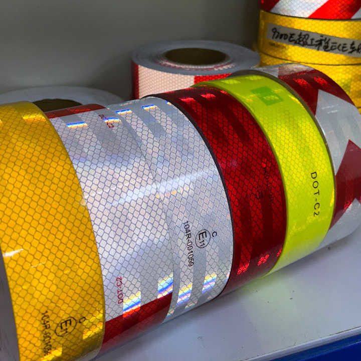 Prismatic Conspicuity 2 inch x 50 Yard DOT-C2 Reflective Tape Sticker Untuk Kendaraan Truk