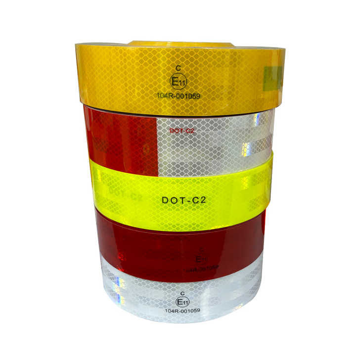 Prismatic Conspicuity 2 inch x 50 Yard DOT-C2 Reflective Tape Sticker Untuk Kendaraan Truk