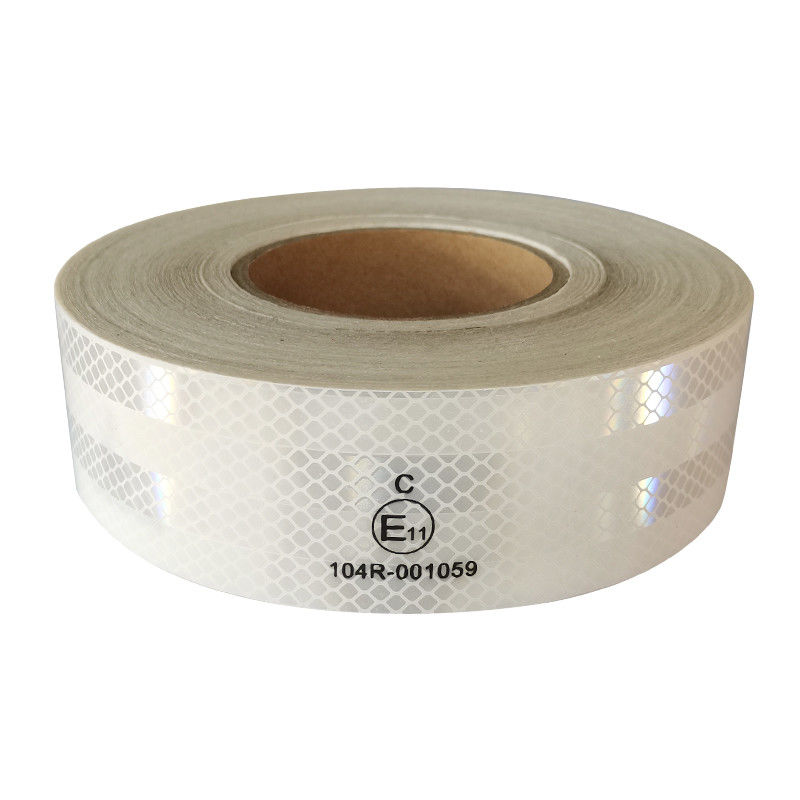 Self-Adective High Intensity Certified ECE 104R 2in * 150ft Tape Reflective Merah / Kuning / Putih