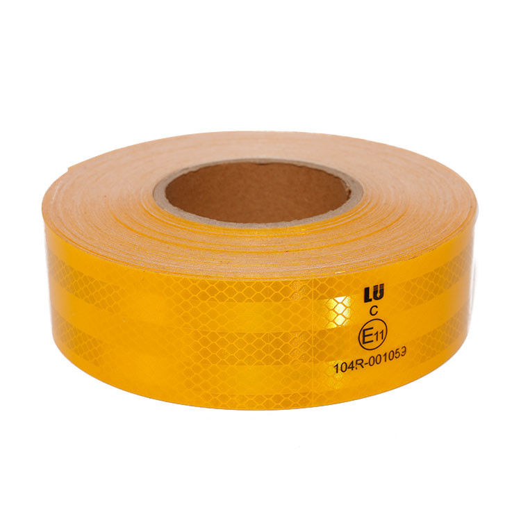 High Visibility ECE 104R Vehicle Reflective Tape Reflector Sticker Untuk Merek Keamanan Kendaraan Truk