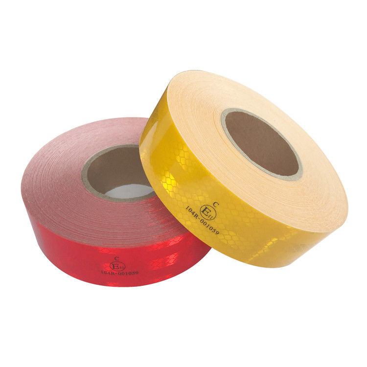 High Visibility ECE 104R Vehicle Reflective Tape Reflector Sticker Untuk Merek Keamanan Kendaraan Truk