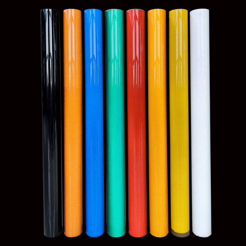 1.24x45.72 m Advertisement Grade Glass beads Type Acrylic Reflective Sheet Vinyl Roll 5200 Durability 5 Tahun untuk Screening Printing