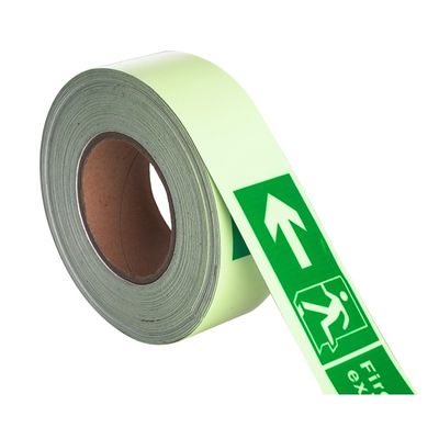 Harga yang bagus Inkjet Glow In The Dark Stair Strip Photoluminescent Vinyl Film Self Adhesive on line