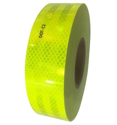 Harga yang bagus Konspicuity Kuning Keamanan DOT Pita reflektif Penanda tahan cuaca on line