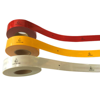 Harga yang bagus Visibilitas PVC PET ECE Pita reflektif Visibilitas tinggi ODM on line