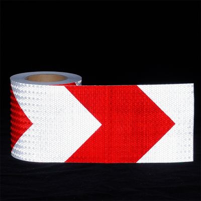Harga yang bagus Tape Peringatan Reflective Kendaraan PVC Kerangka Kristal Waterproof Untuk Tanda Keamanan Jalan on line
