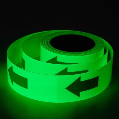 Harga yang bagus ODM Arrow Glow In The Dark Sticker Tape Untuk Peringatan Malam on line