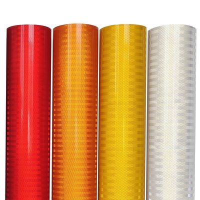Harga yang bagus Permanen putih akrilik luar reflektif vinyl cetak PSA perekat on line