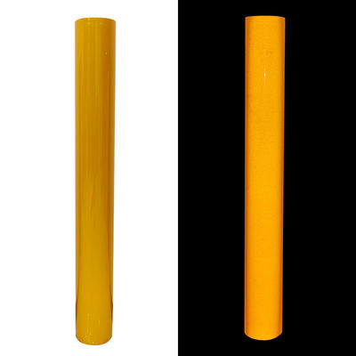 Harga yang bagus PMMA Hi Vis Reflective Vinyl Reflective Adhesive Film Untuk Tanda Lalu Lintas on line