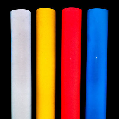 Harga yang bagus Lembar vinil reflektif tahan panas yang bisa robek Merah Kuning OEM on line