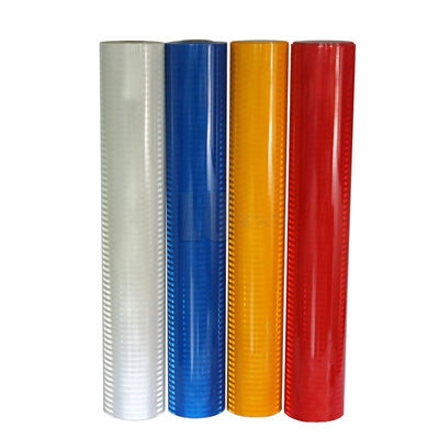 Harga yang bagus Micro Prismatic Reflective Sheet Film Reflective Vinyl Merah Visibilitas Intensitas Tinggi on line