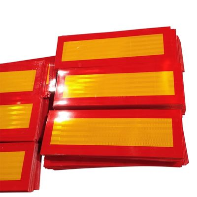 Harga yang bagus OEM Papan Marker Belakang Vinyl Penanda Konspicuitas Untuk Keamanan Kendaraan on line