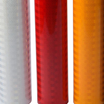 Harga yang bagus ODM Adhesive EGP Reflektif Sheet Orange Vinyl Untuk Keamanan Jalan on line
