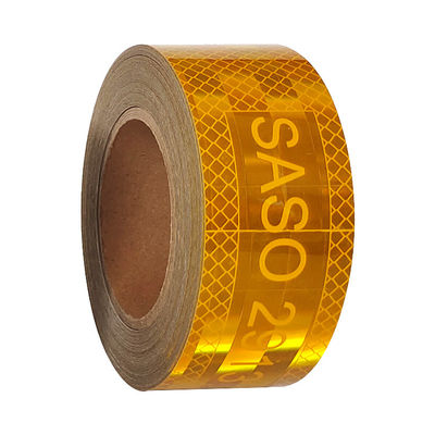 Harga yang bagus ODM SASO 2913 Tape Reflective Marking Roll Untuk Truk Bus Sekolah on line