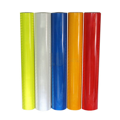Harga yang bagus PC Material Perekat Prismatic Reflective Sheet Vinyl Untuk Road Sign Engineering Grade on line