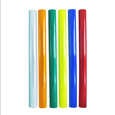 Harga yang bagus Custom Microprismatic Retro Reflective Vinyl Rolls Adhesive Highway Sign on line