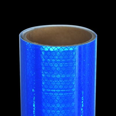 Harga yang bagus Blue Full-cube Prismatic Diamond Reflective Sheet untuk Jalan Raya on line