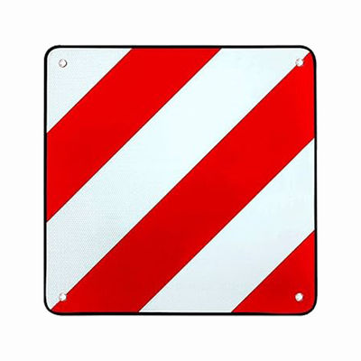 Harga yang bagus High Visibility Custom Rear Signage Reflective Rear Marking Plate Untuk Kendaraan Berat on line
