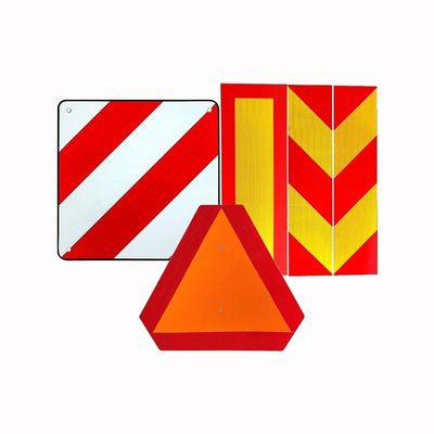 Harga yang bagus Disesuaikan Chevron Rear Marking Lembar Aluminium Reflektif untuk Kendaraan Berat on line