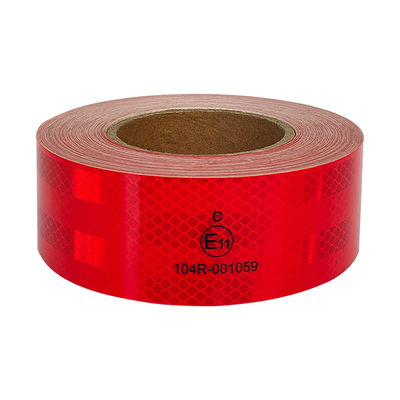 Harga yang bagus Tape reflektif warna kuning khusus ECE 104R untuk truk trailer kendaraan on line