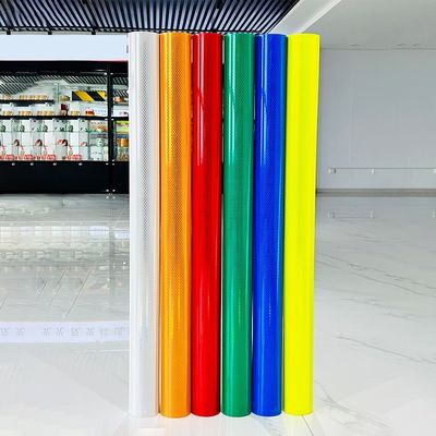 Harga yang bagus Lembar reflektif berukuran berlian yang dapat dicetak secara digital untuk tanda jalan raya on line
