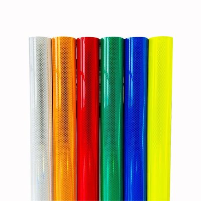 Harga yang bagus Bahan lembaran reflektif berukuran berlian yang dapat dicetak Vinyl untuk tanda lalu lintas on line