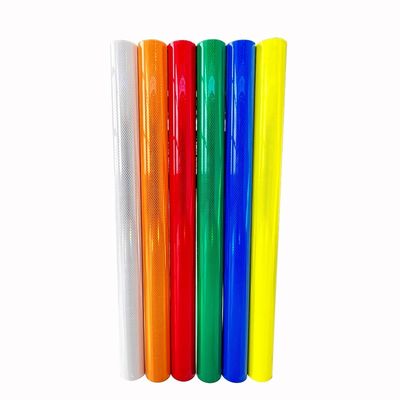 Harga yang bagus Acrylic Printable Diamond Grade Conspicuity Reflective Sticker Vinyl Roll untuk Tanda Jalan on line